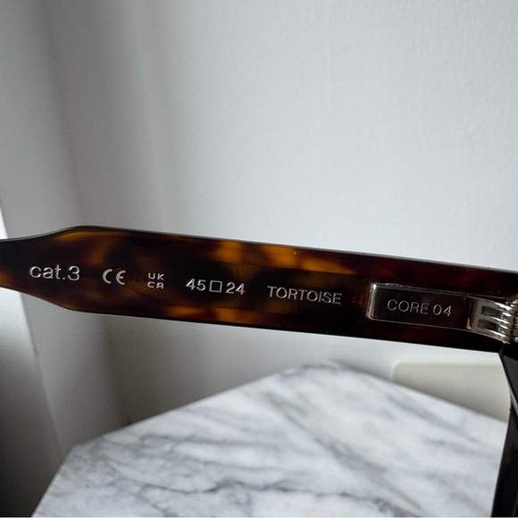 Tortoise Shell Square Sunglasses - Picture 8 of 11